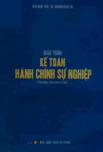 Giáo trình kế toán hành chính sự nghiệp 