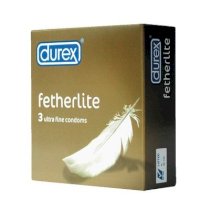 Bao cao su Durex Fetherlite - hộp 3 cái
