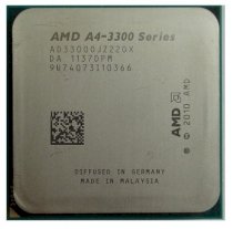 AMD A4-Series A4-3300 (2.5GHz, 1M L2 Cache, socket FM1)