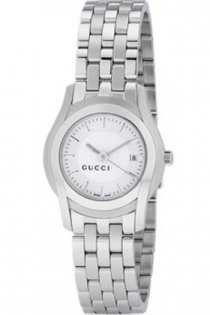 Gucci Women's YA055519 G-Class Silver Matte Dial Watch