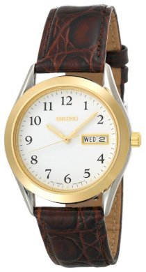 Seiko Men's SGFA10 Brown Leather Strap Watch