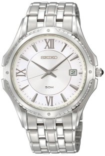 Seiko Men's SGEE93 Le Grand Sport White Dial Watch
