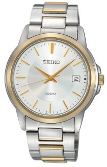 Seiko Men's SGEF54 Two Tone Stainless Steel Bracelet Watch