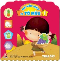 Bé nối nét và tô màu - Trái cây 