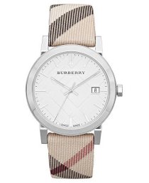 Burberry Watch, Women's Swiss Nova Check Fabric Strap  BU9022