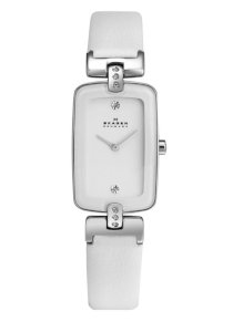 Skagen Women's H01SSLW Quartz Stainless Steel White Dial Watch