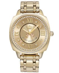 Juicy Couture Watch, Women's Beau Gold Plated Stainless Steel Bracelet 1900800