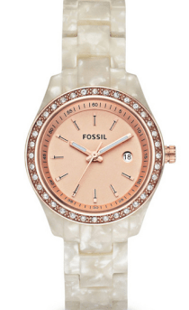 Fossil Stella Mini Three Hand Resin Watch ES2864