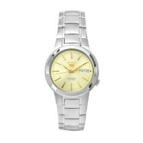 Seiko Men's SNKA03K1S Stainless-Steel Analog with Gold Dial Watch