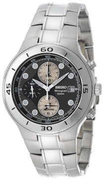 Seiko Men's SNAC35 Alarm Chronograph Watch