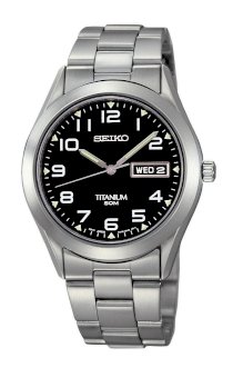 Seiko Men's SGG711 Quartz Titanium Case and Bracelet Watch