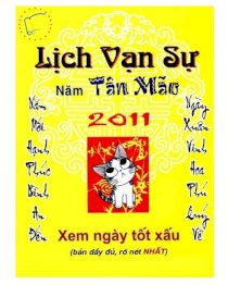 Lịch vạn sự năm tân mão 2011