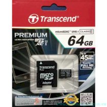 Transcend Premium MicroSDHC UHS-1 64Gb 400x (Class 10)