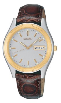 Seiko Men's SGF578 Brown Leather Strap Watch