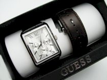 Guess Date day leather mens watch set Free band - G95433G
