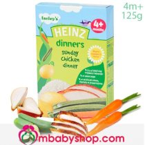 Bột Heinz rau củ, gạo, thịt gà 125g 4m+ 5000157070449