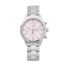 Seiko Women's SNDY37 Stainless Steel Analog with Pink Dial Watch