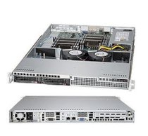 Server Supermicro Server 1U 6017R-TDLF / BULK (Intel Xeon E5-2600, RAM Up to 256GB DDR3, HDD 2x 3.5" Hot-swap SATA, Power Supply 350W)