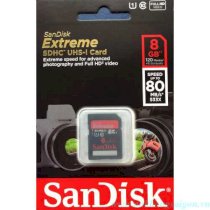 SanDisk SDHC Extreme UHS-1 8Gb