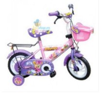 Xe đạp cho bé 4, 5 tuổi Mouse, tím hồng, M993-X2B 14"