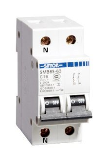 Cầu dao điện dạng tép loại 1PN SIMON SMB65 63C32/1N