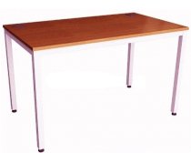 TT1206-MEL18F-DC bàn làm việc chân sắt,mặt gỗ nội thất fami 
