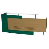 Quầy lễ tân giao dịch 131 gỗ MDF sơn hoặc verneer 