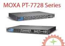 MOXA - PT-7728 24+4G-port Gigabit modular managed Ethernet switches