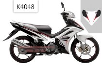 Decal trang trí xe máy Yamaha Exciter 2012 K4048