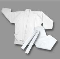 Open Student Karate Uniform White Lightweight karate Gi