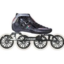 2012 Luigino Strut Black Inline Speed Skate - Free Shipping