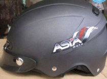 Mũ bảo hiểm Asia Sport đen NDASIA2