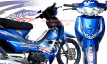 Decal trang trí xe máy Honda Wave Satria K2065