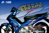 Decal trang trí xe máy Yamaha Exciter Q1486