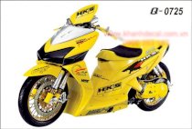 Decal trang trí xe máy Honda Click Q0725