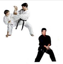 New ProForce 6 oz Lightweight Karate Uniforms Black & White