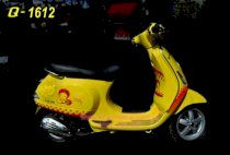 Decal trang trí xe máy Piaggio Vespa Q1612