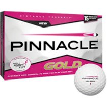 Bóng golf Pinnacle Gold Ribbon White 15PK P6023S-15PNP (hộp 3 trái)