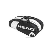 Head Core Combi Tennis Bag (Black/White)-(69613A)