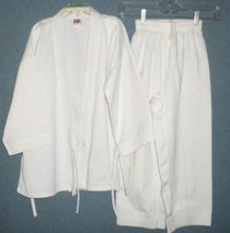 Karate Tae Kwon Do Martial Arts Uniform Child Size 0 ATA White Pants & Top