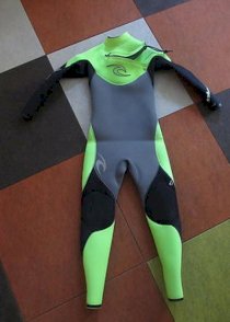 Rip Curl Youth E-Bomb 4/3 mm fullsuit wetsuit size 10 kids surf lightly used