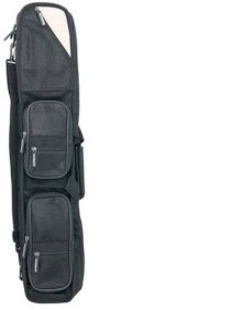 Sterling Angora 3 Cue Case In Black, Butterfly Style!