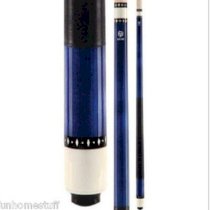 Brand New McDermott Lucky L7 BLUE Billiard Two-Piece Pool Cue Stick 