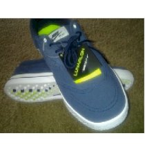 Nike Lunar Swingtip Suede Golf Shoes 10.5 M Navy/White