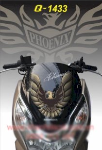 Decal trang trí mặt nạ xe máy Honda PCX Q1433
