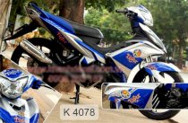 Decal trang trí xe máy Yamaha Exciter Tiger K4078