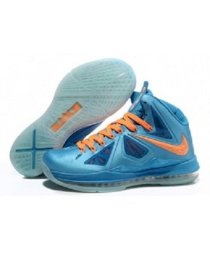 Giày bóng rổ Nike Lebron 10 xanh