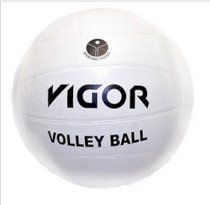 New Official Size #5 White Vigor Rubber Sports Volley Ball
