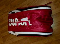 Wilson Tour Red 15 Pack Tennis Bag Roger Federer Thermo Moisture Protection