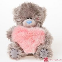 Gấu Me to You Pink Fur Heart 5”